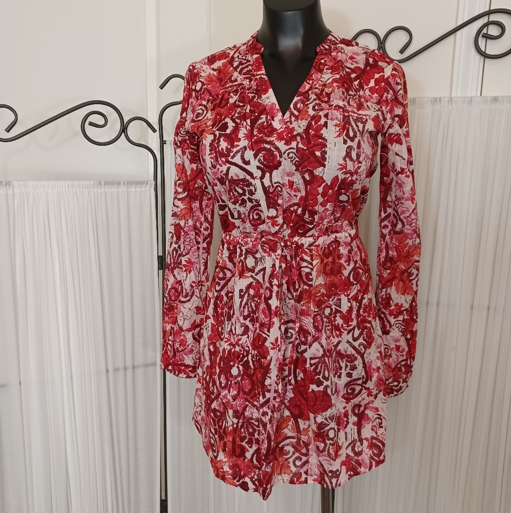 Cotton Long Sleeved Dress